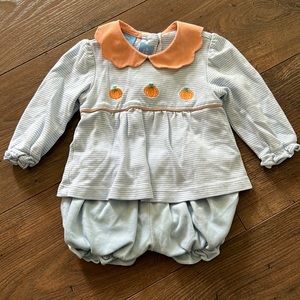 Pumpkin diaper set
